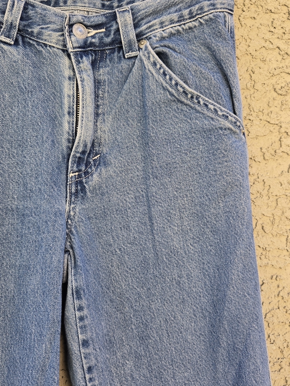 Levi's Dad Utility Blue Straight-Leg Women’s Jeans - Picture 5 of 12